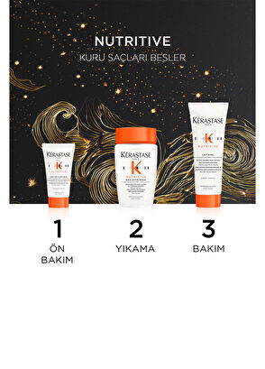 Kerastase Nutritive Kuru Saçlar İçin Nemlendirici Saç Bakım Seti - 3