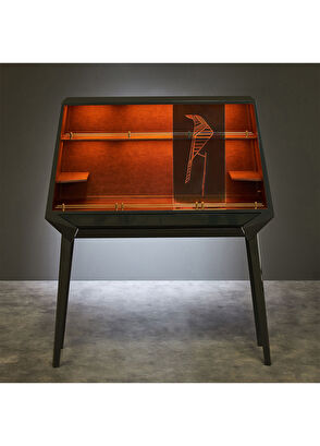 Gaen Studio Sobu G Koyu Gri İçki Dolabı - 4