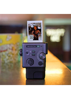 FUJIFILM instax Instax Mini Evo Cinema Camera Set of 10 Film and Leather Albums - 5