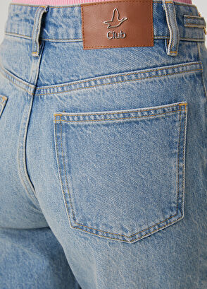 Beymen Club Blue Accessory Detailed Denim Pants - 6