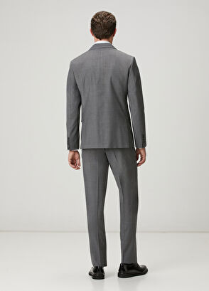 Beymen Club Anthracite Wool Blend Suit - 6