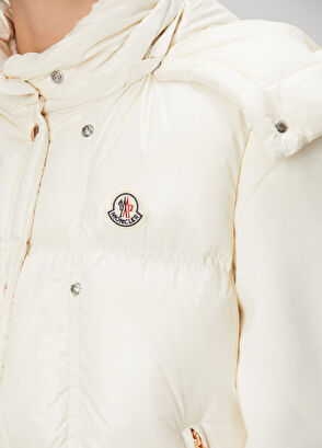 Moncler Pario Beyaz Kapüşonlu Puffer Yelek - 6