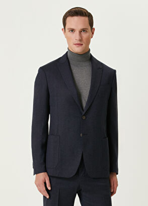 Beymen Club Navy Blue Wool Suit - 5