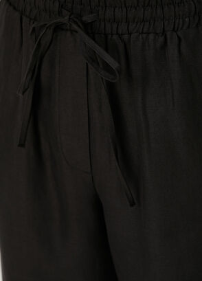 Beymen Collection Siyah Keten Pijama Pantolon - 5