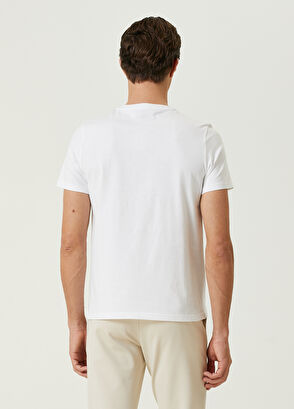 Beymen Club Beyaz Yelken Nakışlı T-shirt - 6