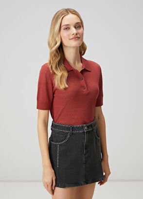 Beymen Club Tile Linen Polo Sweater - 4