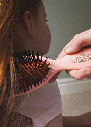 Mason Pearson Pocket Child Bristle CB4 Pink Kids Hair Brush - 5