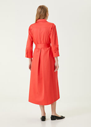 Beymen Club Mercan Midi Gömlek Elbise - 6