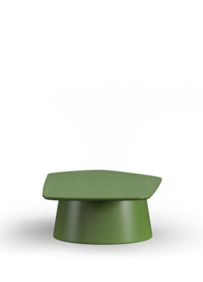 Borbo Oris Green Natural Wood Veneer Coffee Table - 3