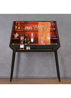 Gaen Studio Sobu G Koyu Gri İçki Dolabı - 3