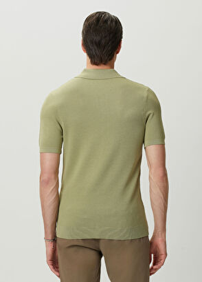 Beymen Club Çağla Brass Textured Short Sleeve Sweater - 5