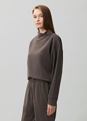 Beymen Club Brown Modal Sweatshirt - 3