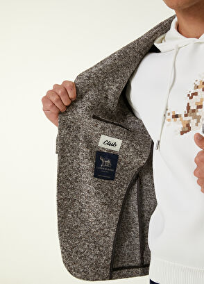 Beymen Club Kahverengi Kırçıllı Kalın Ceket - 6