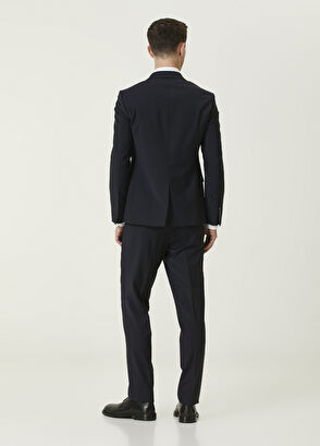 Beymen Club Navy Blue Wool Suit - 5