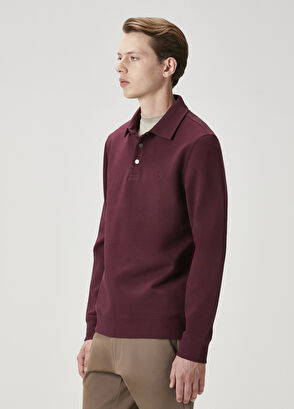 Beymen Club Comfort Fit Plum Polo Sweatshirt - 4