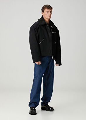 Academia Siyah Kart Baskılı T-shirt - 3