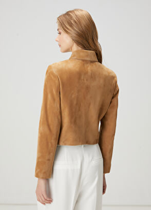Beymen Club Beige Suede Jacket - 5