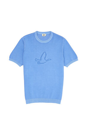 Beymen Club Blue Bird Contoured Short Sleeve Sweater - 8