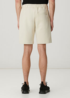 Beymen Club Bej Beli Kordonlu Jersey Şort - 4
