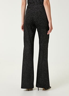 Beymen Club Black Glitter Evening Pants - 7