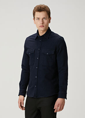 Beymen Club Comfort Fit Lacivert Gömlek - 3