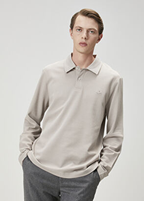 Beymen Club Comfort Fit Bej Polo Sweatshirt - 3