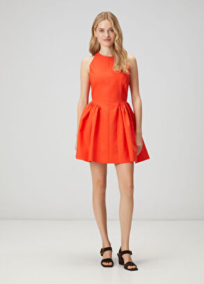 Beymen Club Kırmızı Prenses Kesim Mini Elbise - 3