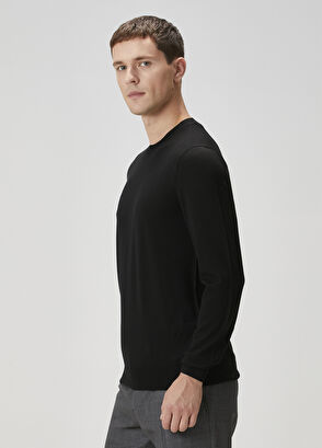 Siyah Yün Kazak - Görsel 6