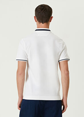 Beymen Club Slim Fit Beyaz Polo Yaka T-shirt - 5