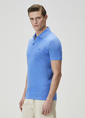 Beymen Club Comfort Fit Blue Polo T-Shirt - 5