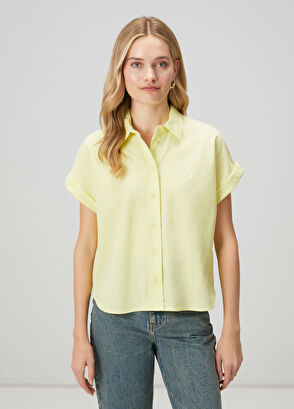 Beymen Club Açık Sarı Pike Gömlek - 4