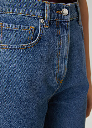 Beymen Club Blue Denim Bermuda - 5