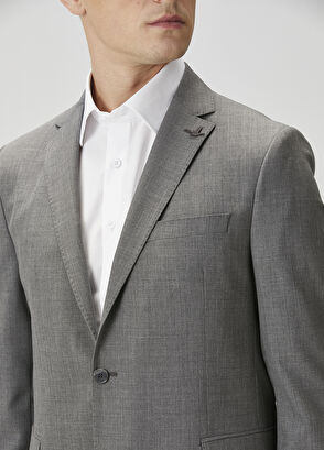 Beymen Club Drop 6 Grey Wool Suit - 6