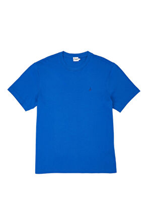 Beymen Club Relaxed Fit Saks Basic T-shirt - 5