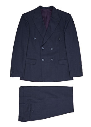 Beymen Club Lacivert Çizgili Takım Elbise - 12