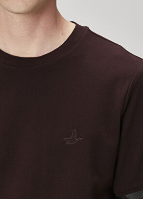 Beymen Club Mürdüm Logo Baskılı T-shirt - 6