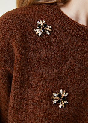 Beymen Club Brown Stone Detailed Sweater - 5