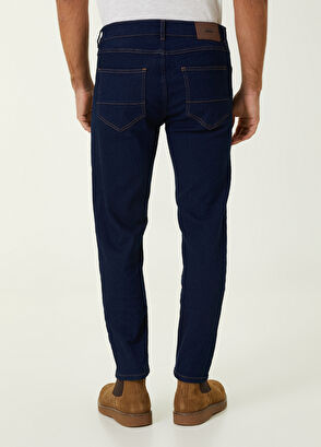 Beymen Club Slim Fit Dark Navy Knitted Jean Trousers - 3