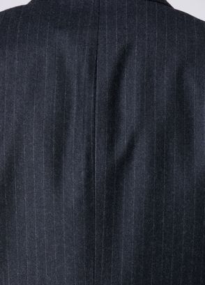 Beymen Club Antrasit Pinstripe Flanel Yün Kruvaze Takım Elbise - 9