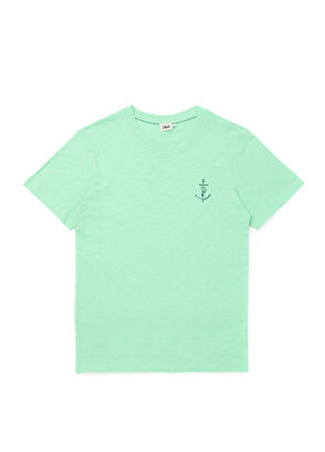 Beymen Club Açık Yeşil Çapa Nakışlı Logolu T-shirt - 6