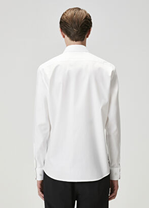 Beymen Club Slim Fit Beyaz Non-iron Twill Gömlek - 6