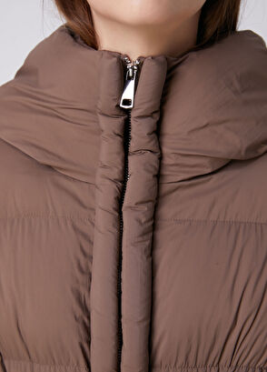 Beymen Club Brown Hooded Puffer Coat - 7