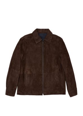 Beymen Club Dark Brown Micro Suede Reversible Jacket - 6