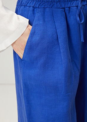 Beymen Club Mavi Keten Pantolon - 6