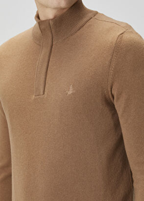 Beymen Club Camel Cashmere Blend Wool Sweater - 6