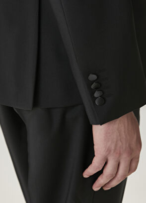 Beymen Club Black Vest Detailed Wool Tuxedo - 9