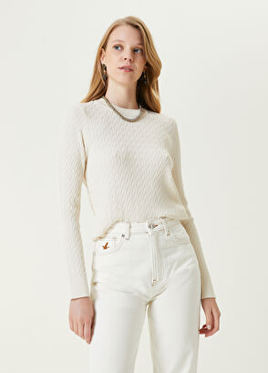 Beymen Club Ekru Örgü Kazak - 3