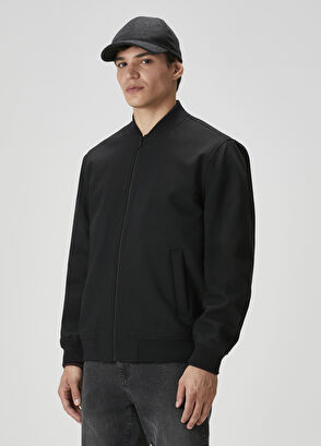 Beymen Club Siyah Twill Bomber Mont - 4