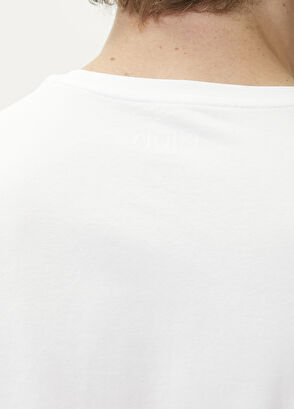 Beymen Club Off-White Regular Fit Elastane Basic T-Shirt - 7