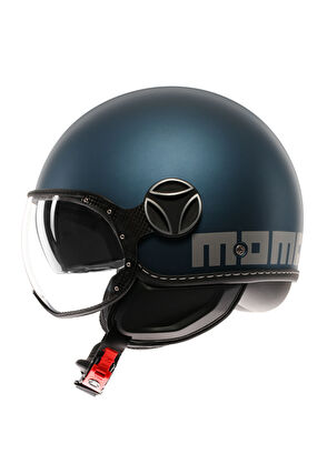 Momo Design FGRT Evo Mono Matt Avio Silver Unisex Open Motorcycle Helmet - 5